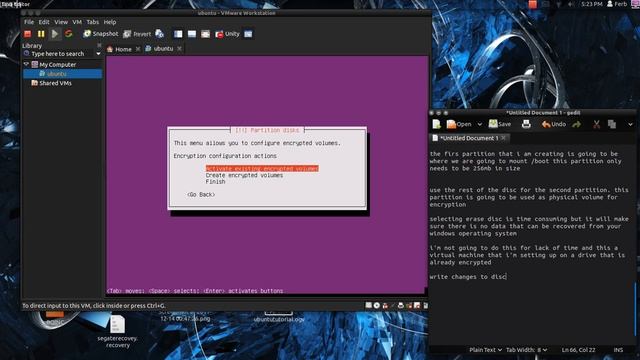 Ubuntu Install and Encrypted LVM setup смотреть онлайн
