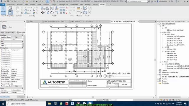 [REVIT] Bài 19. Chèn và hiệu chỉnh khung tên cho bản vẽ смотреть онлайн
