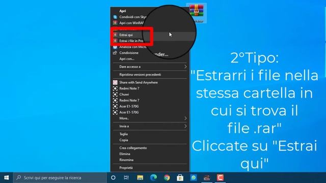 WinRar: Come Estrarre Un File .rar Da PC Windows смотреть онлайн