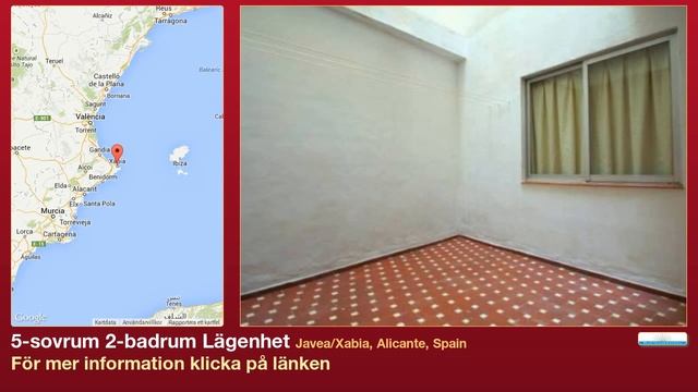 5-sovrum 2-badrum Lägenhet till salu i Javea/Xabia, Alicante, Spain смотреть онлайн