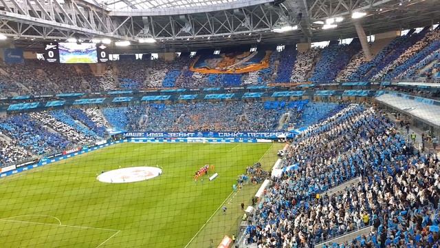 зенит Санкт Петербург - Спартак Москва ,обзор с трибун ,выезд ! смотреть онлайн