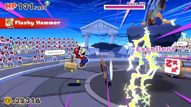 Paper Mario The Origami King - Boss - Sumo Bros. смотреть онлайн