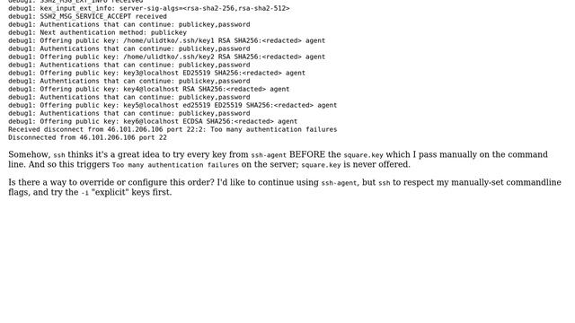 DevOps & SysAdmins: How to prioritize explicit ssh key from commandline over ssh-agent keys? смотреть онлайн