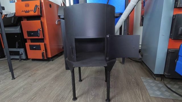 Усиленная печь 3 мм для казана 12 л с трубой и заслонкой (Очаг Премиум) смотреть онлайн