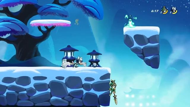 Brawlhalla Gameplay -Online Yumiko Vs Hattori 1v1 смотреть онлайн
