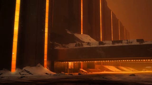 💿👽HOTEL - SCI-FI Ambience - Calm Snowy Cyberpunk Atmosphere смотреть онлайн