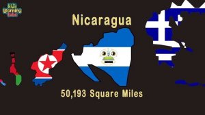 Countries of the World - Smallest to Largest | Countries of the World Size Comparison