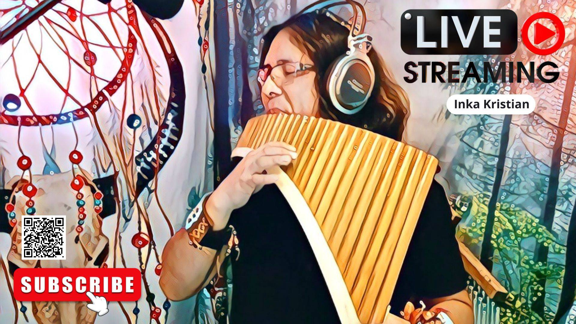🔴 Inka Kristian - Live 🔴 #meditationmusic #soundhealing #relaxingmusic #nativeamericanflutemusic