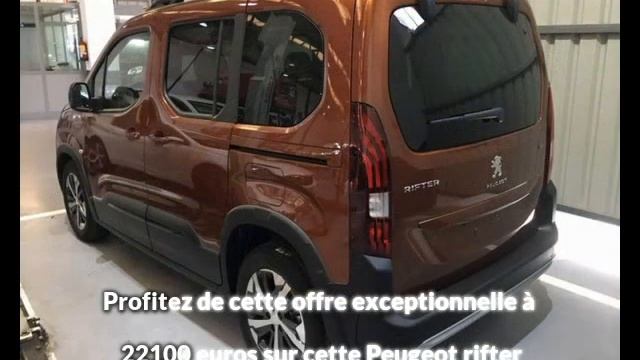 Peugeot Rifter Diesel Occasion à 22100 Euros