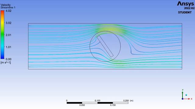 Temperature and Velocity effect on rotating body using sliding mesh approach| Ansys Fluent| CFD (A) смотреть онлайн