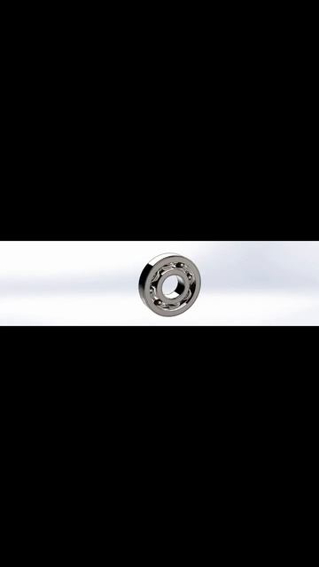 Design and Assembly of Ball bearing in SOLIDWORKS #shorts смотреть онлайн
