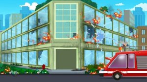 Haunted House Monster Truck Cartoons Fire Truck War Vehicle Battles Video For Kids