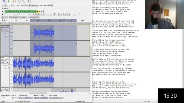 WRITING A SONG IN 45 MINUTES! смотреть онлайн