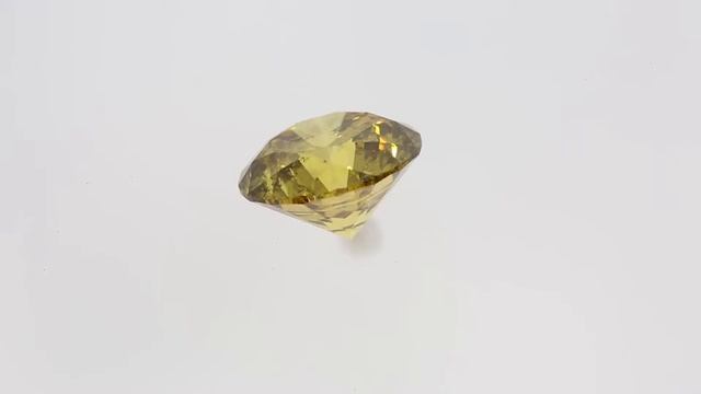 Fancy Deep Yellow 4.04 Carat Zimi Diamond GIA Certificate Round Shape
