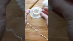 МК  вязаного элемента крючком, ирландское кружево. Вяжем пальто ирландским кружевом вместе.