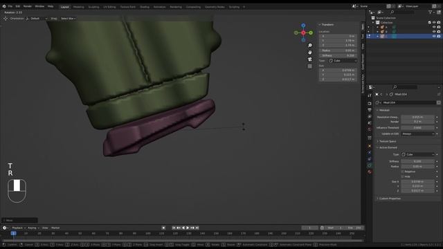 Blender 3.2 hardsurface modeling - Scifi gun - Metaballs - смотреть онлайн