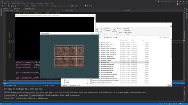 OpenGL - textures смотреть онлайн