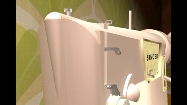 3DS max - Singer 317 sewing machine смотреть онлайн
