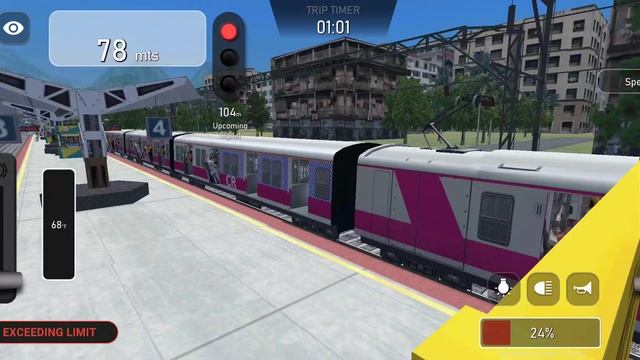 NEW YEAR SPECIAL || Indian Local Train Simulator New Medha EMU Gameplay смотреть онлайн