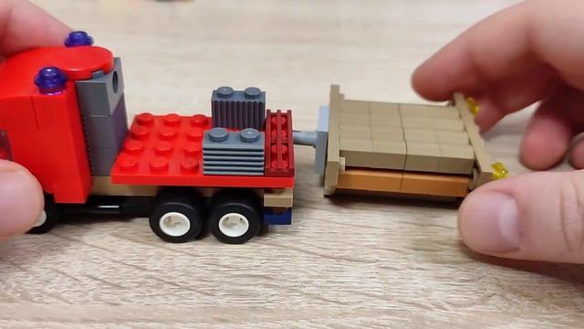 Обзор самоделки из ЛЕГО - КамАЗ 6426 Лесовоз смотреть онлайн