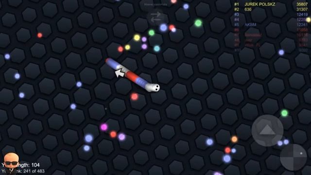 игра для детей Slither.io  / змейка