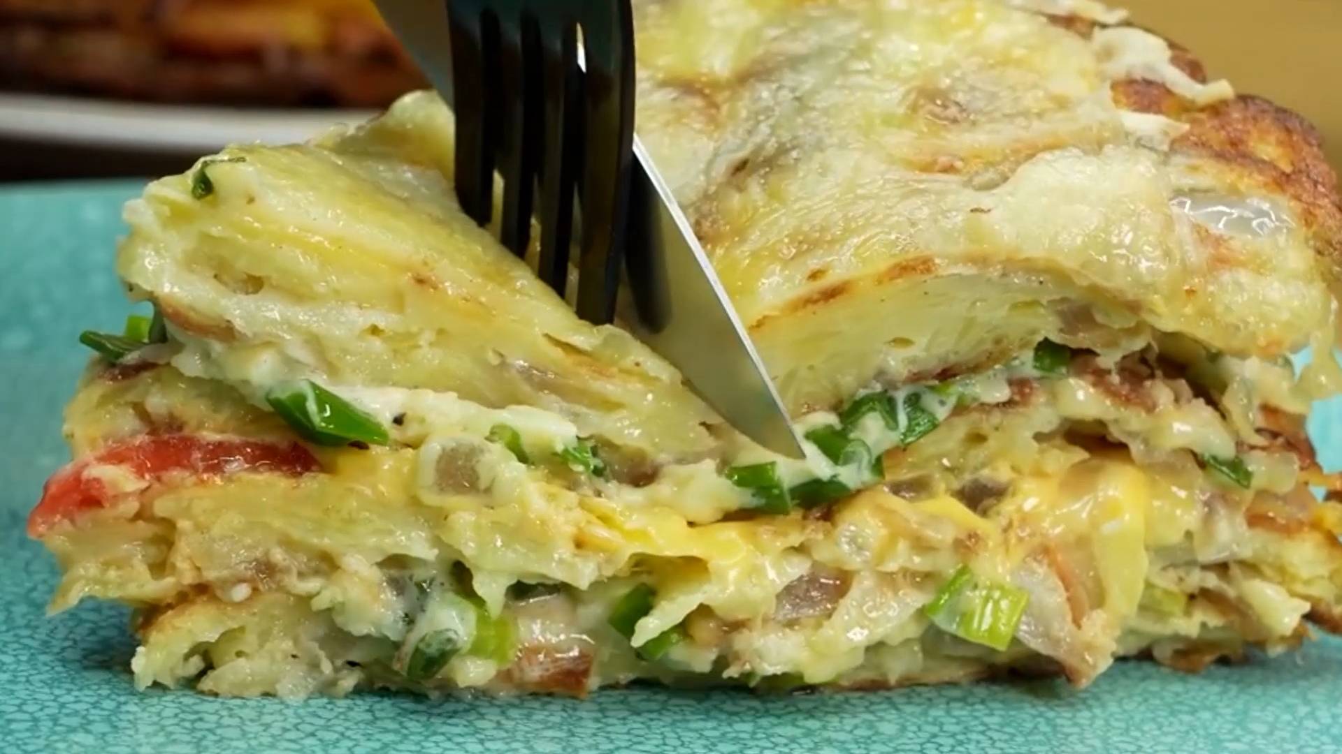 Слоеный овощной пирог смотреть онлайн