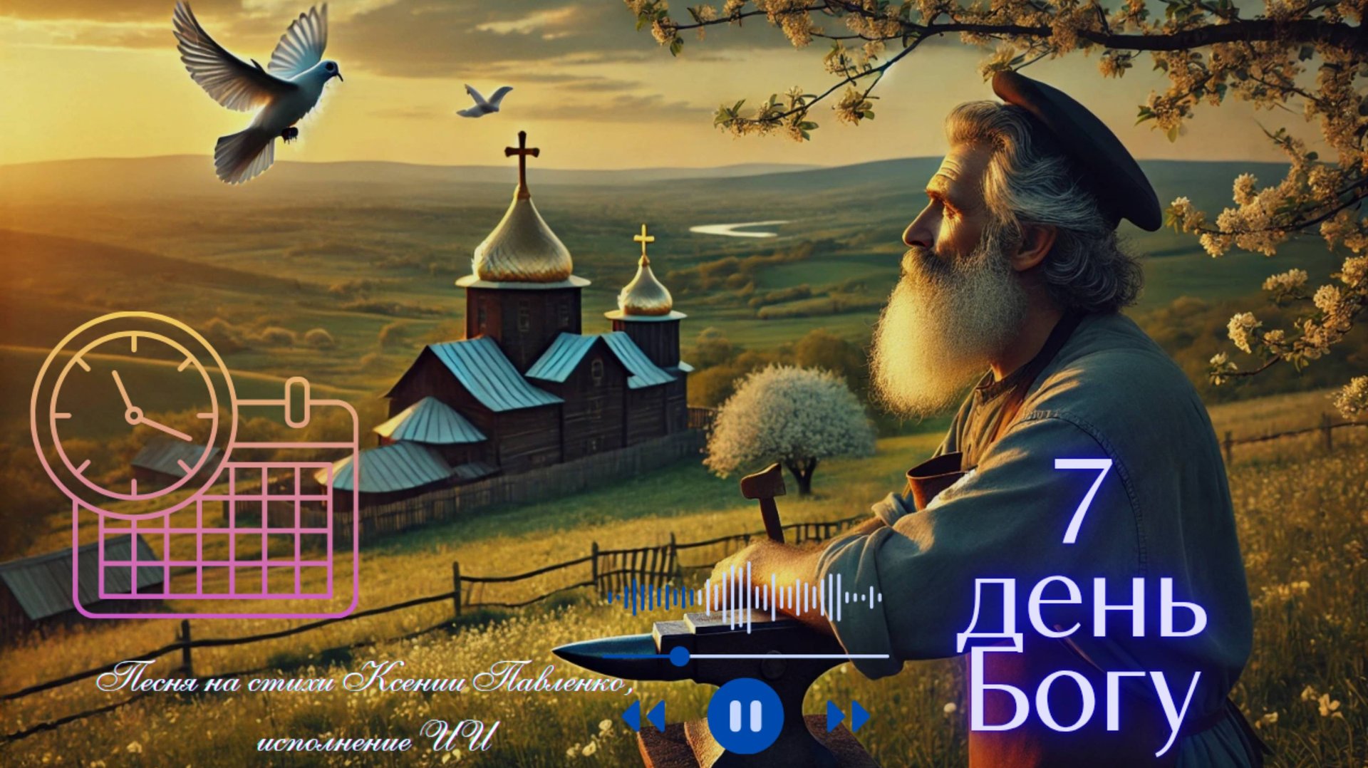 " 7 ДЕНЬ БОГУ " песня- притча на стихи Ксении Павленко смотреть онлайн