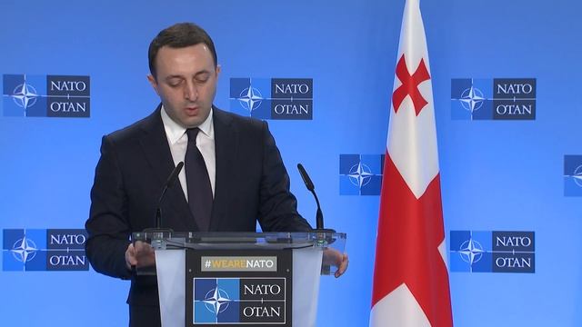 NATO Secretary General with the Prime Minister of Georgia 🇬🇪 Irakli Garibashvili, 17 MAR 2021 смотреть онлайн