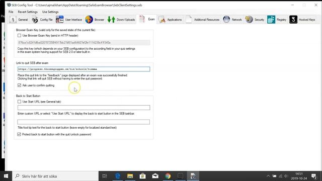 Safe Exam Browser Tutorial for configuration смотреть онлайн