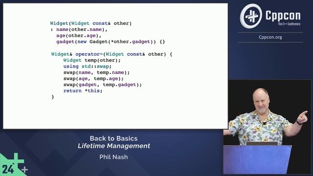 Back to Basics: Lifetime Management in Cpp - Phil Nash - CppCon 2024 смотреть онлайн