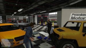 Michael VS Simeon GTA V (Enhanced Fighting Animations 6.0)