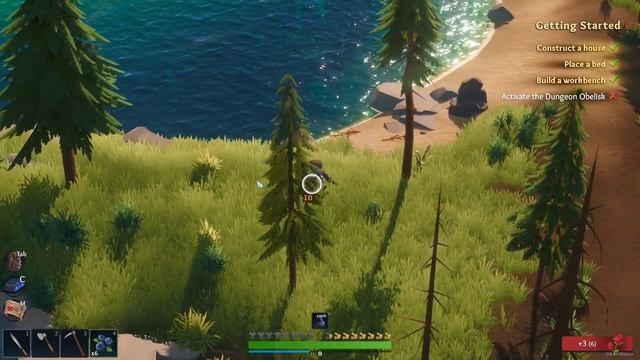 Build Fight Farm & Explore Game Changing Cursed Underworld Update - Len's Island - #01 - Gameplay смотреть онлайн