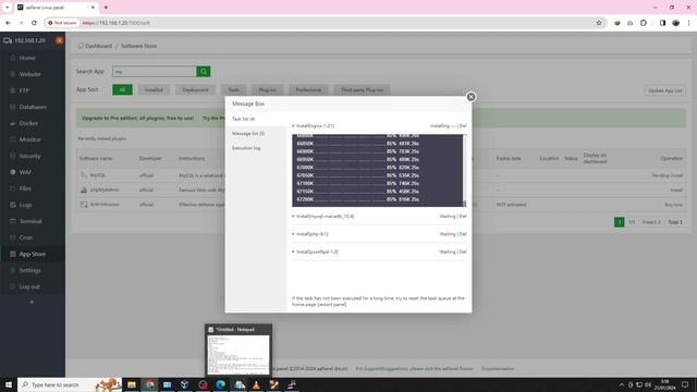 Instalasi Nextcloud di Ubuntu 20.04 menggunakan AA Panel control panel смотреть онлайн