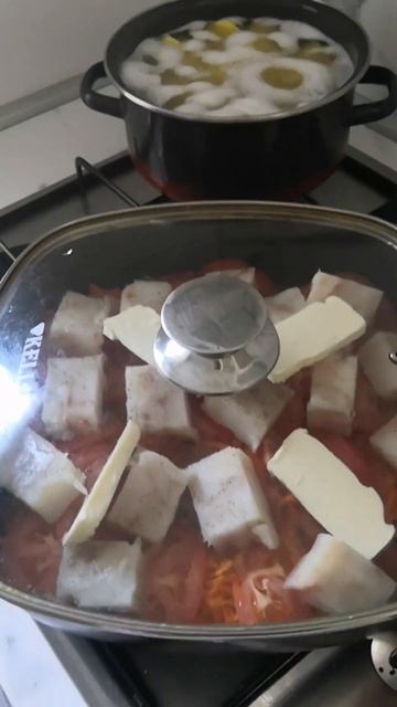 #филе минтая с овощами