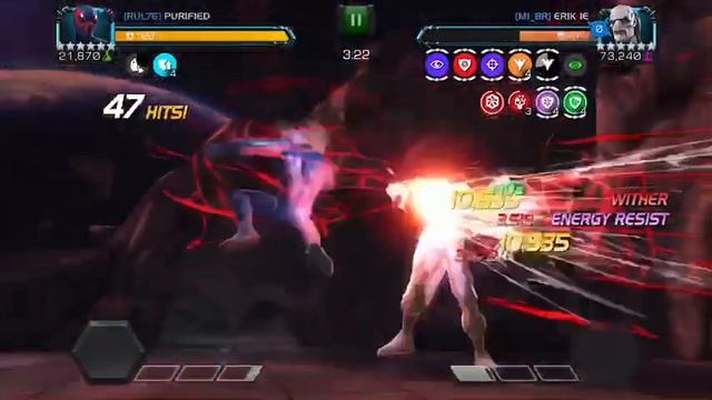 AW-T2 HighGround Ebony Maw Boss Easy Solo With Spider Man 2099 - Marvel Contest of Champions #gamin смотреть онлайн