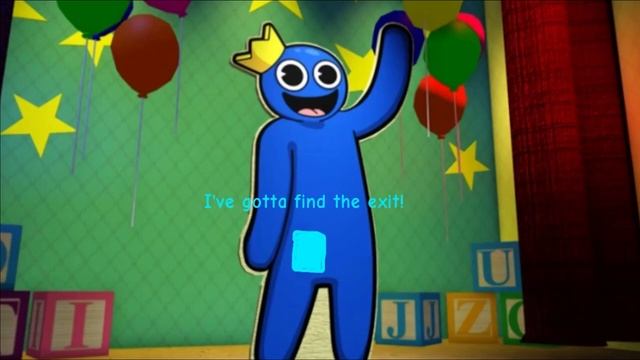 Cyan meets Blue from Rainbow Friends | JSAB/Rainbow Friends Animation смотреть онлайн