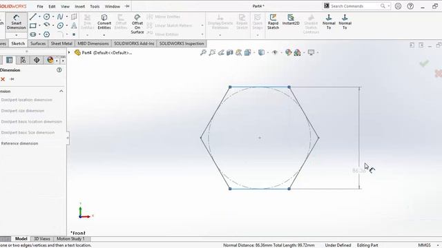 HOW TO SKETCH A NUT ON SOLIDWORKS FULL TUTORIAL смотреть онлайн