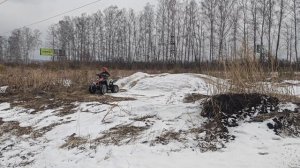 Квадроцикл Stels ATV 50 покатушки.mp4