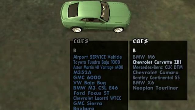 GTA San Andreas ALL CARS MOD Real Cars 2