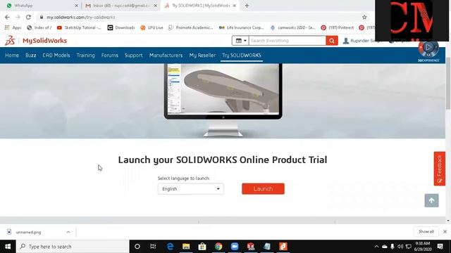 #How to run Solidworks through Online without install Software in PC смотреть онлайн
