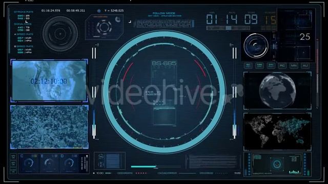 videohive 18943315 hud virtual radar hologram interface system cockpit смотреть онлайн