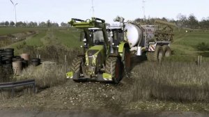 Farming simulator 25  с реалистичной графикой.