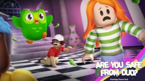 я стал птицей duolingo и проверял все ли сделали урок английского: Roblox Doulingo