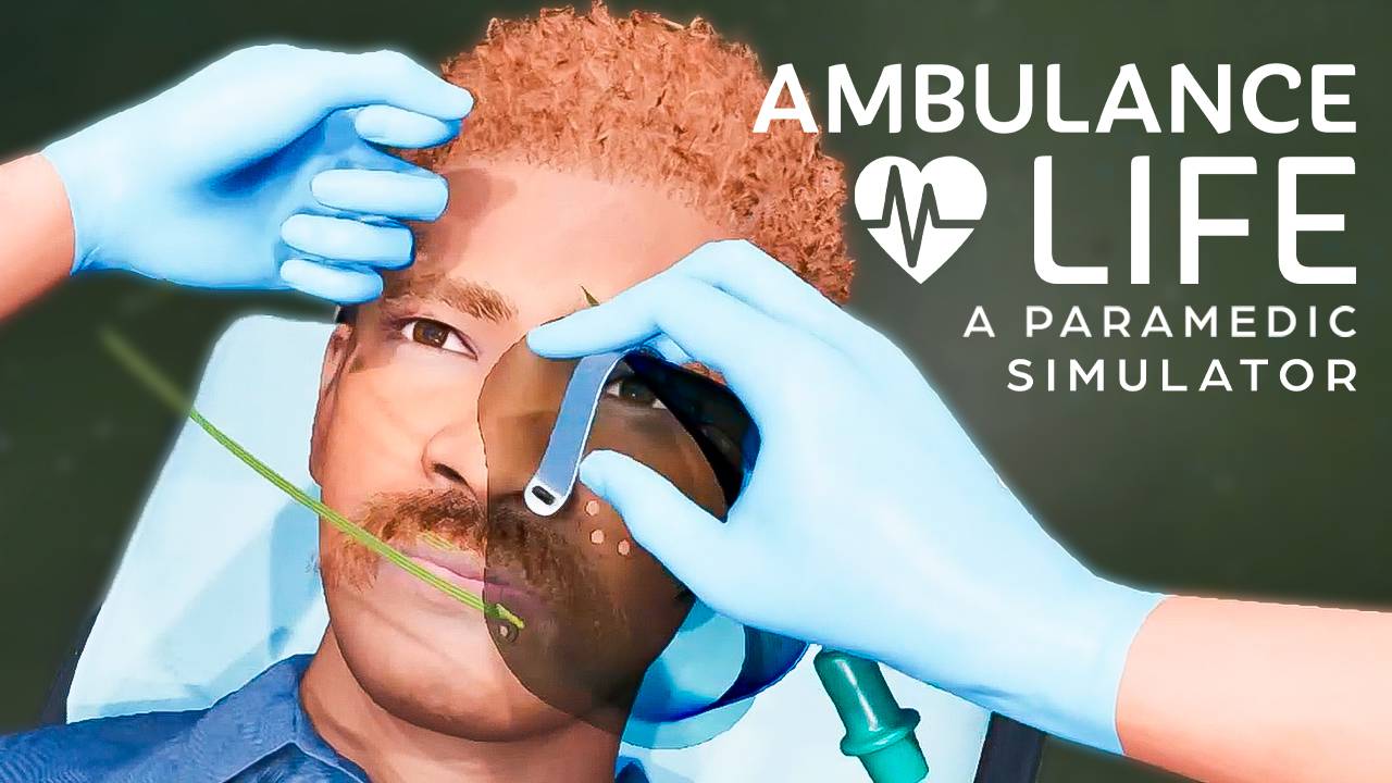 УСПОКОИЛ ПАНИКЁРА КИСЛОРОДНОЙ МАСКОЙ! В Ambulance Life: A Paramedic Simulator! смотреть онлайн