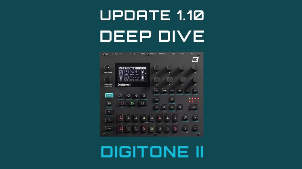 Elektron Digitone II OS v1.10: Deep Dive