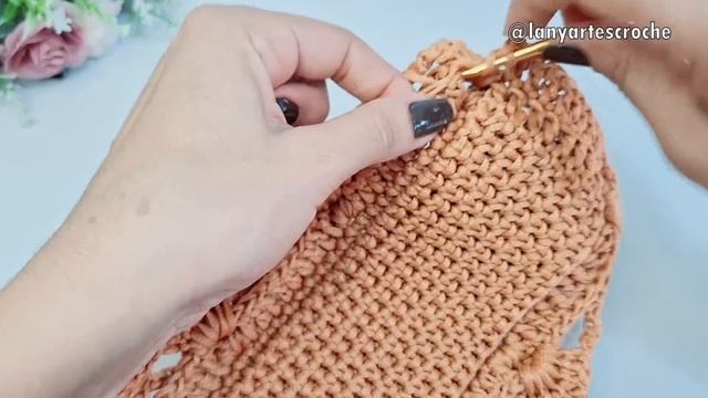 BOLSA DE CROCHÊ COM PONTO DIAMANTE SUPER ELEGANTE смотреть онлайн