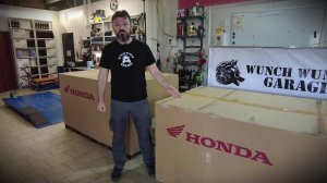Распаковка мотоцикла Honda CB125F Twister