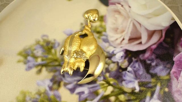 Винтажная брошь 