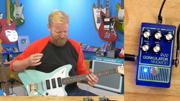 Обзор педали эффектов Ginean Ringmod (клон DOD Gonkulator)