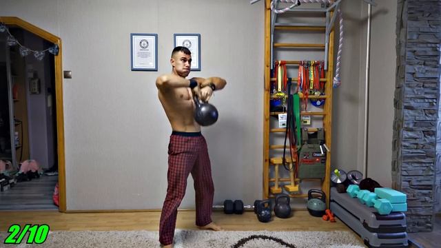 Лучшая Тренировка с Гирей для Всего Тела Комплекс Минотавр смотреть онлайн